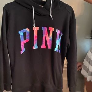 Pink Victoria’s Secret sweatshirt